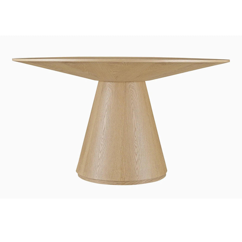 Otago Natural Wood Round Dining Table Dining Tables LOOMLAN By Moe's Home