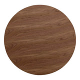 Otago Wood Brown Round Coffee Table Coffee Tables LOOMLAN By Moe's Home