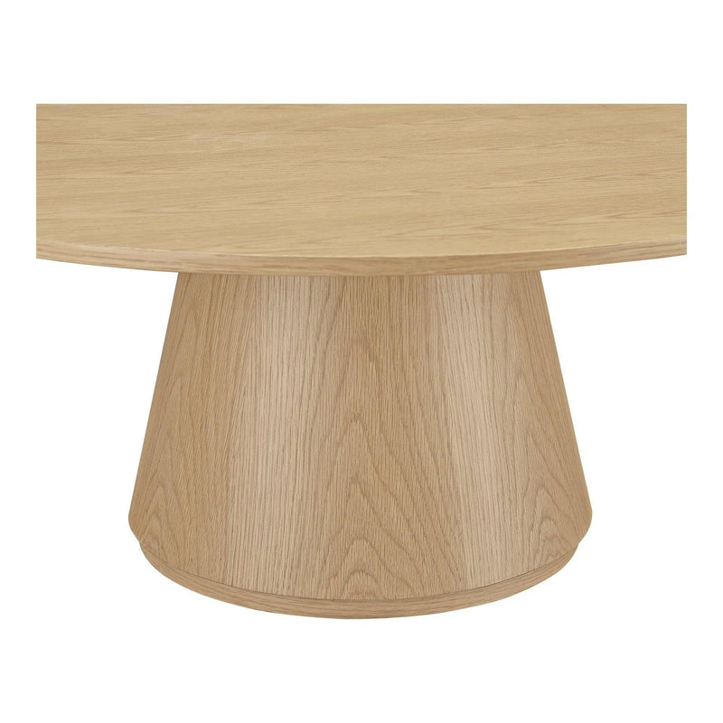 Otago Wood Round Coffee Table Coffee Tables LOOMLAN By Moe's Home