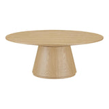 Otago Wood Round Coffee Table Coffee Tables LOOMLAN By Moe's Home