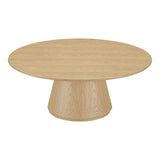 Otago Wood Round Coffee Table Coffee Tables LOOMLAN By Moe's Home