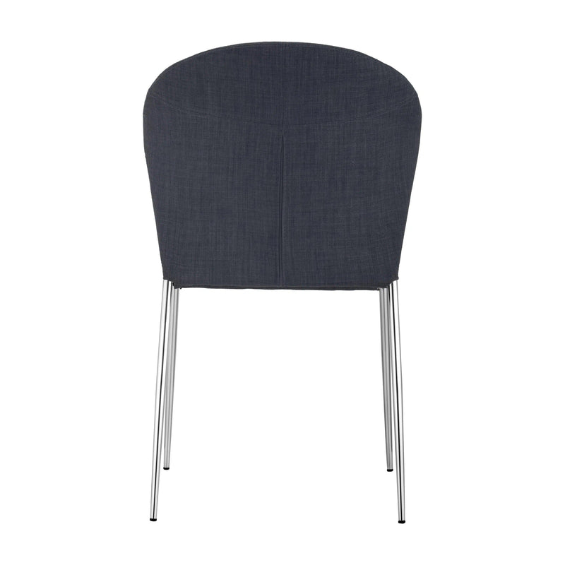 Oulu Polyester Upholstered Armless Dining Chair (Set Of 4)