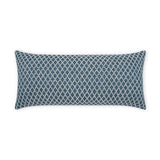 Outdoor Ambree Lumbar Pillow - Indigo Outdoor Pillows LOOMLAN By D.V. Kap