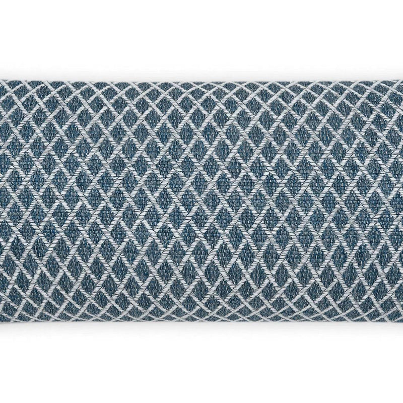 Outdoor Ambree Lumbar Pillow - Indigo Outdoor Pillows LOOMLAN By D.V. Kap