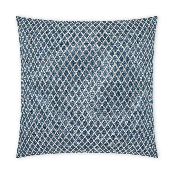 Outdoor Ambree Pillow - Indigo Outdoor Pillows LOOMLAN By D.V. Kap