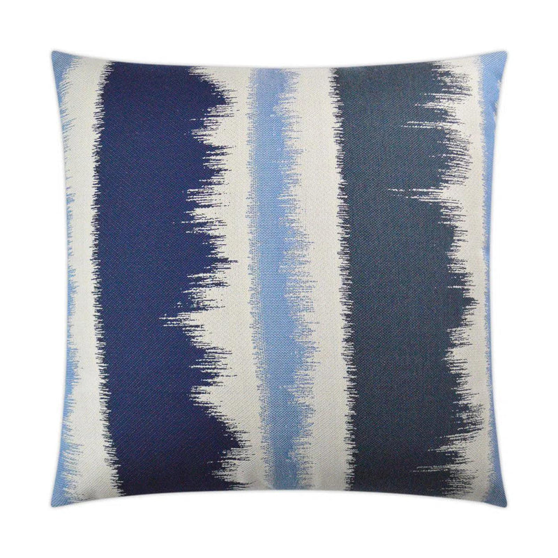 Outdoor Awaken Pillow - Indigo Outdoor Pillows LOOMLAN By D.V. Kap