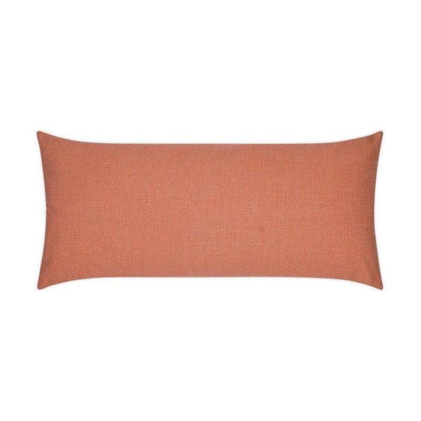 Outdoor Bliss Lumbar Pillow - Guava Outdoor Pillows LOOMLAN By D.V. Kap