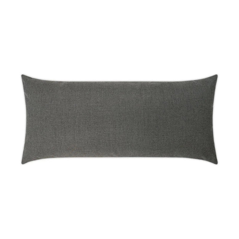 Outdoor Bliss Lumbar Pillow - Smoke Outdoor Pillows LOOMLAN By D.V. Kap