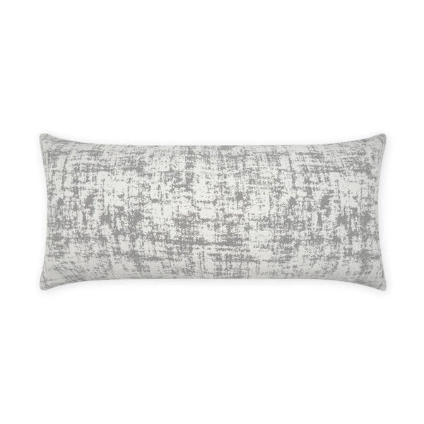 Outdoor Bluff Lumbar Pillow - Grey Outdoor Pillows LOOMLAN By D.V. Kap