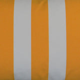 Outdoor Café Stripe Lumbar Pillow - Yellow Outdoor Pillows LOOMLAN By D.V. Kap