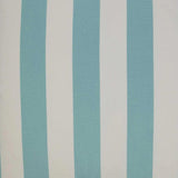 Outdoor Café Stripe Pillow - Aqua Outdoor Pillows LOOMLAN By D.V. Kap