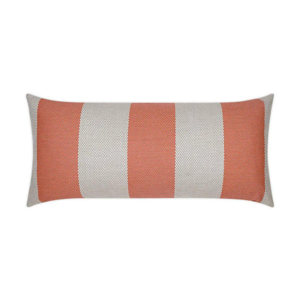 Outdoor Carlsbad Lumbar Pillow - Guava Outdoor Pillows LOOMLAN By D.V. Kap