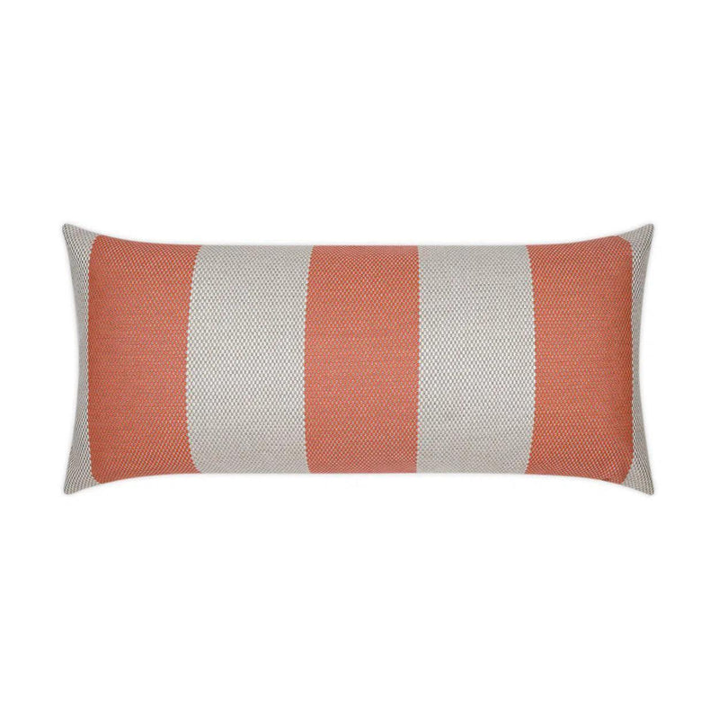 Outdoor Carlsbad Lumbar Pillow - Guava Outdoor Pillows LOOMLAN By D.V. Kap