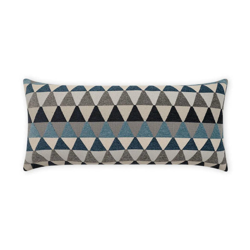 Outdoor Centenal Lumbar Pillow - Indigo Outdoor Pillows LOOMLAN By D.V. Kap