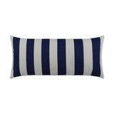 Outdoor Classics Lumbar Pillow - Navy Outdoor Pillows LOOMLAN By D.V. Kap