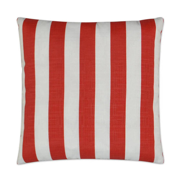 Outdoor Classics Pillow - Red Outdoor Pillows LOOMLAN By D.V. Kap