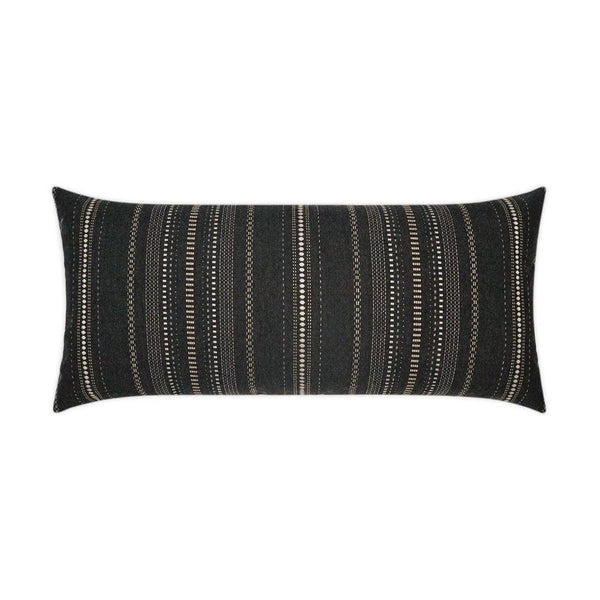 Outdoor Copeland Lumbar Pillow - Onyx Outdoor Pillows LOOMLAN By D.V. Kap