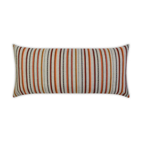 Outdoor Cullen Lumbar Pillow - Garnet Outdoor Pillows LOOMLAN By D.V. Kap