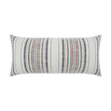 Outdoor Deering Lumbar Pillow - Cadet Outdoor Pillows LOOMLAN By D.V. Kap