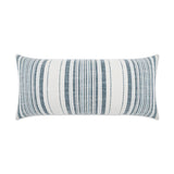 Outdoor Deering Lumbar Pillow - Indigo Outdoor Pillows LOOMLAN By D.V. Kap