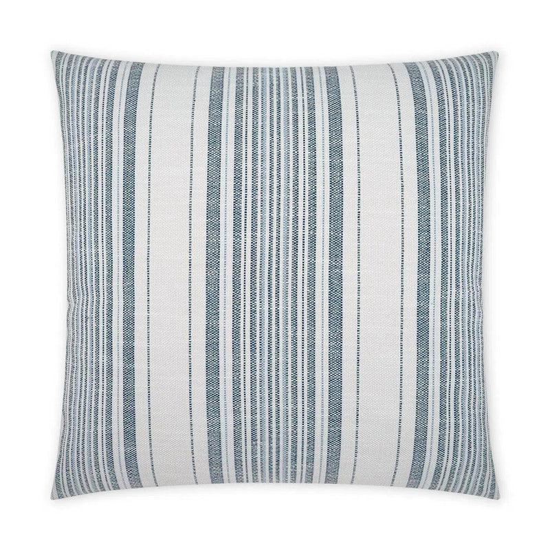 Outdoor Deering Pillow - Indigo Outdoor Pillows LOOMLAN By D.V. Kap