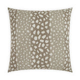 Outdoor Deerskin Pillow - Alabaster Outdoor Pillows LOOMLAN By D.V. Kap