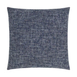 Outdoor Double Trouble Pillow - Navy Outdoor Pillows LOOMLAN By D.V. Kap