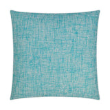 Outdoor Double Trouble Pillow - Turquoise Outdoor Pillows LOOMLAN By D.V. Kap