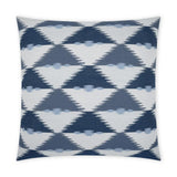 Outdoor Duality Pillow - Indigo Outdoor Pillows LOOMLAN By D.V. Kap