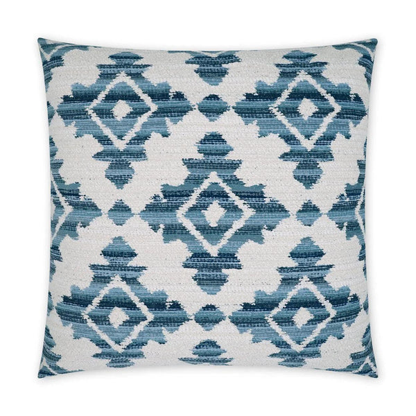 Outdoor Elmaple Pillow - Azure Outdoor Pillows LOOMLAN By D.V. Kap