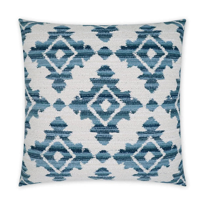 Outdoor Elmaple Pillow - Azure Outdoor Pillows LOOMLAN By D.V. Kap