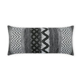 Outdoor Embolden Lumbar Pillow - Charcoal Outdoor Pillows LOOMLAN By D.V. Kap