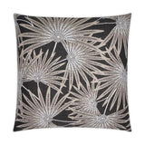 Outdoor Etta Pillow - Black Outdoor Pillows LOOMLAN By D.V. Kap