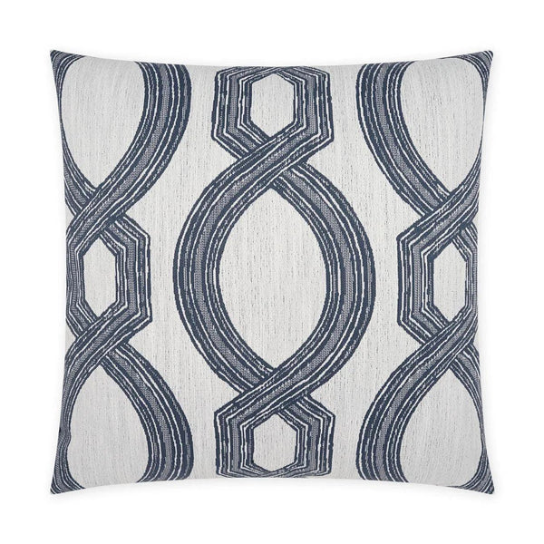 Outdoor Evadne Pillow - Indigo Outdoor Pillows LOOMLAN By D.V. Kap