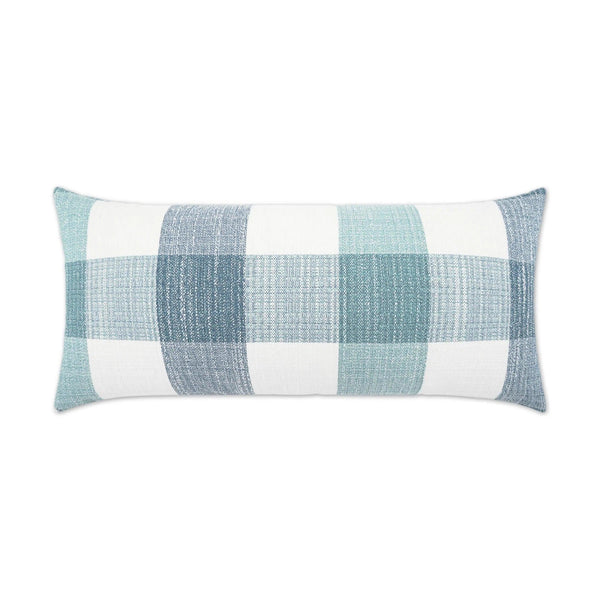 Outdoor Farmhouse Lumbar Pillow - Spa Outdoor Pillows LOOMLAN By D.V. Kap