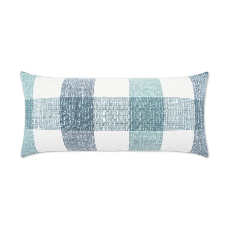 Outdoor Farmhouse Lumbar Pillow - Spa Outdoor Pillows LOOMLAN By D.V. Kap