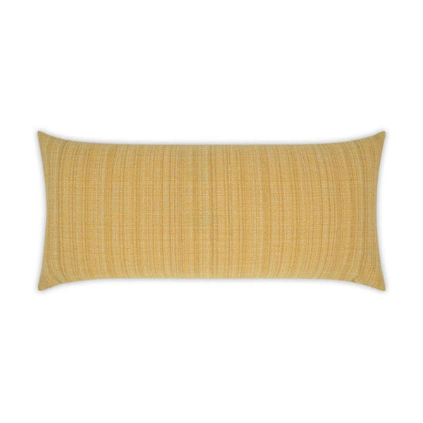 Outdoor Fiddledidee Lumbar Pillow - Gold Outdoor Pillows LOOMLAN By D.V. Kap