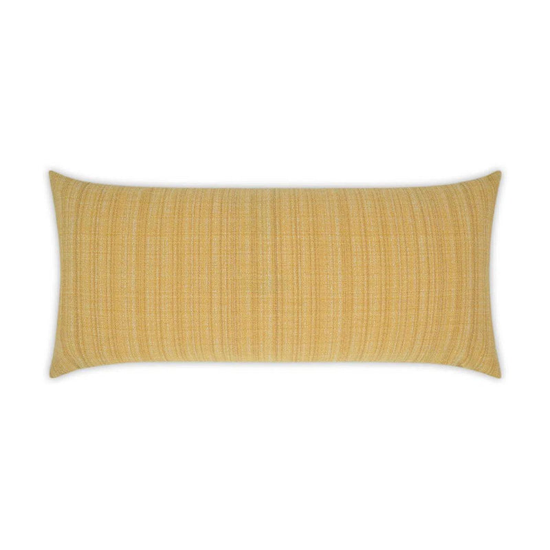 Outdoor Fiddledidee Lumbar Pillow - Gold Outdoor Pillows LOOMLAN By D.V. Kap