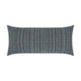 Outdoor Fiddledidee Lumbar Pillow - Navy Outdoor Pillows LOOMLAN By D.V. Kap