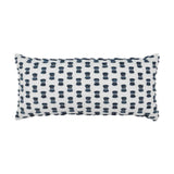 Outdoor Fifi Lumbar Pillow - Indigo Outdoor Pillows LOOMLAN By D.V. Kap