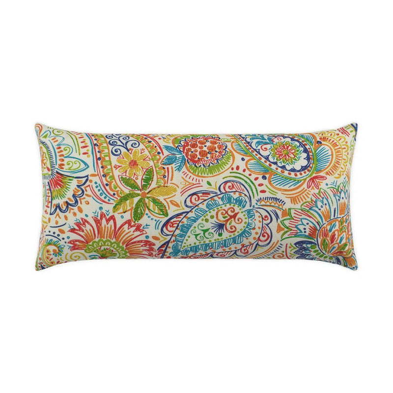 Outdoor Gilford Lumbar Pillow - Festiv Outdoor Pillows LOOMLAN By D.V. Kap