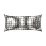 Outdoor Heart Stone Lumbar Pillow - Grey Outdoor Pillows LOOMLAN By D.V. Kap