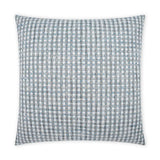 Outdoor Heart Stone Pillow - Blue Outdoor Pillows LOOMLAN By D.V. Kap