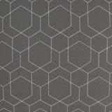 Outdoor Hex Quilt Pillow - Grey Outdoor Pillows LOOMLAN By D.V. Kap