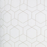 Outdoor Hex Quilt Pillow - White Outdoor Pillows LOOMLAN By D.V. Kap