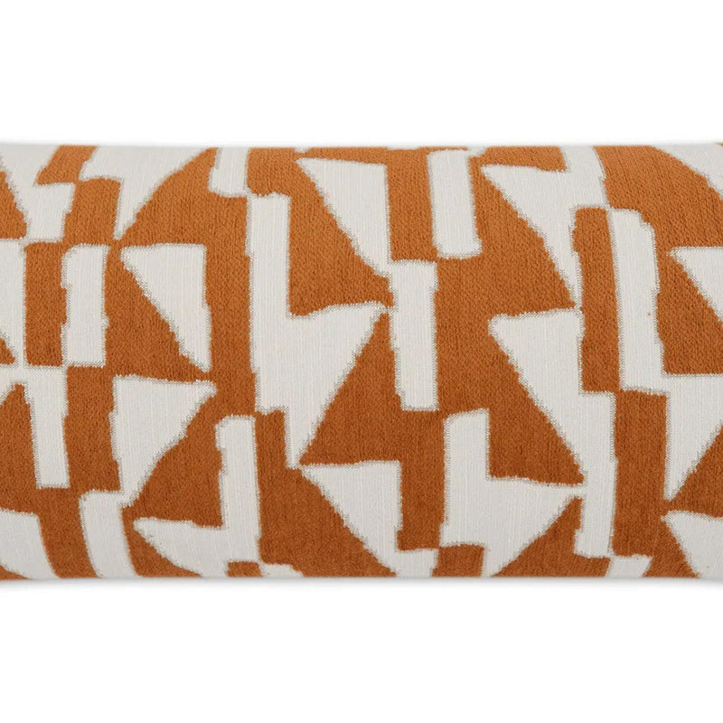 Outdoor Imka Lumbar Pillow - Orange Outdoor Pillows LOOMLAN By D.V. Kap