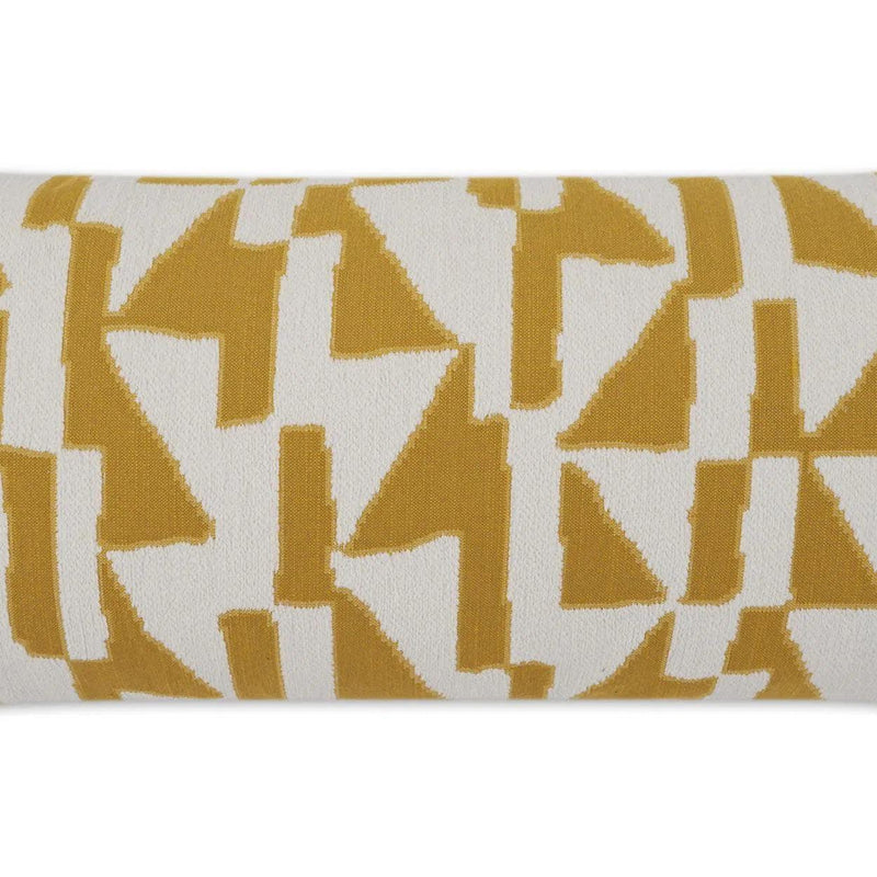 Outdoor Imka Lumbar Pillow - Yellow Outdoor Pillows LOOMLAN By D.V. Kap