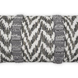 Outdoor Indiana Lumbar Pillow - Grey Outdoor Pillows LOOMLAN By D.V. Kap