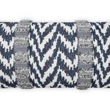 Outdoor Indiana Lumbar Pillow - Indigo Outdoor Pillows LOOMLAN By D.V. Kap