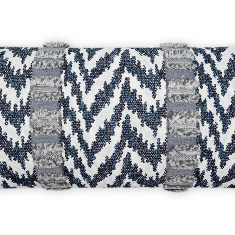 Outdoor Indiana Lumbar Pillow - Indigo Outdoor Pillows LOOMLAN By D.V. Kap